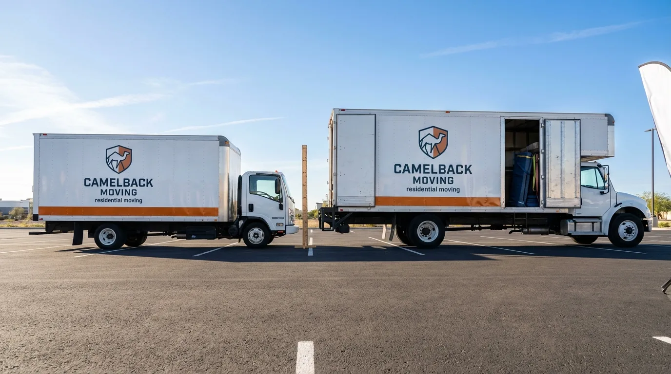 Moving truck size capacity guide in Shawnee